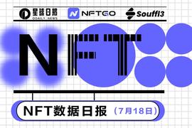 NFT数据日报 | Factura by Mathias Isaksen在过去24小时内最受巨鲸欢迎（7.18）