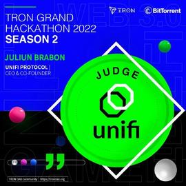 Unifi Protocol联合创始人兼首席执行官Juliun Brabon加入2022波场黑客松大赛第二季评审团-ODAILY