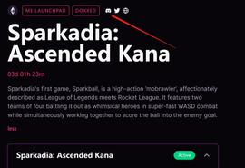 长推：潜在机会——Animoca领投的Free2Own游戏Sparkadia