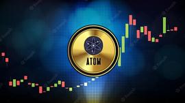 在 3 个月的上涨趋势之后ATOM 价格出现疲软迹象