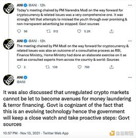 印度反对党INC质疑执政党BJP掩盖比特币局并从中牟利
