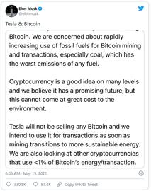 特斯拉可能增加哪种“绿色”加密货币用于支付？?