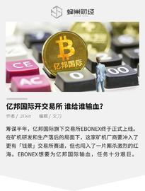 亿邦国际开交易所，谁给谁输血？