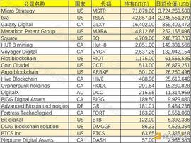 首次突破52000美元大关 这些上市公司官宣持有比特币