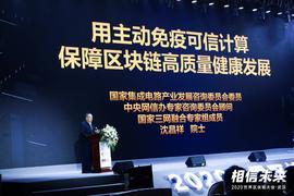 中国工程院院士沈昌祥：用可信计算3.0筑牢区块链安全防线丨世界区块链大会·武汉