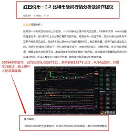 红日说币：2-4 比特币实操带单 多单斩获1157个点位 相信我 做奇迹的创造者