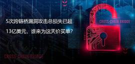 5次跨链桥漏洞攻击总损失已超13亿美元，谁来为这天价损失买单？