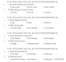 2021-2022年北京中考英语听口专项技能要点训练（2）