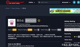 币圈新黑马 劳力士Rolex跨链起飞