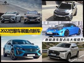 2022巴黎车展新车汇总 奔驰EQE SUV领衔 新能源车型占比大幅提升